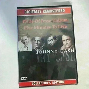 Johnny Cash Double Feature DVD man in black also actor digitally remastered